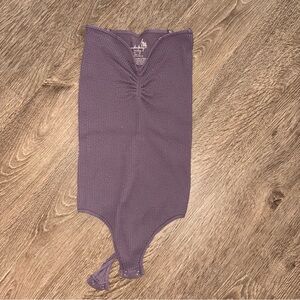 Free People Purple Bodysuit